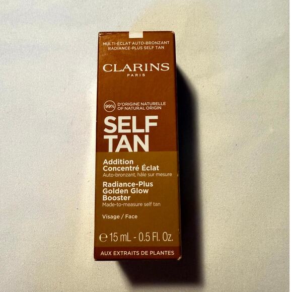 Clarins Paris Self Tan Radiance-Plus Golden Glow Booster 15 ml For Face - Picture 2 of 5
